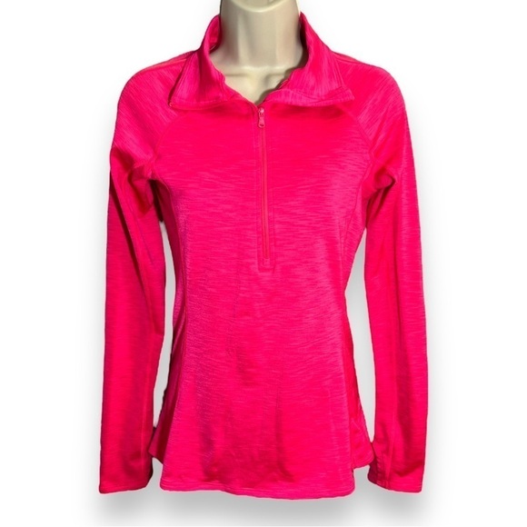 Under Armour Tops - UNDER Armour Women’s UA Train Cold Weather 1/2 Zip Pink Size Small